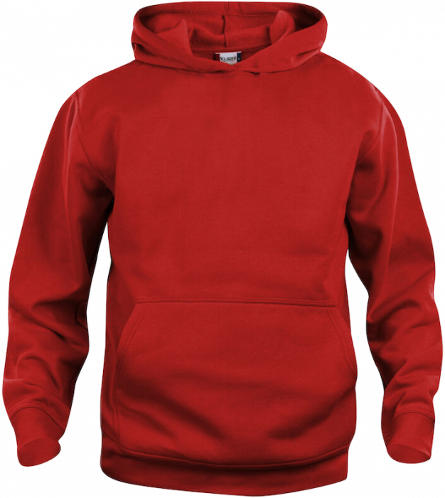 Clique - Cotton Hoodie Junior - Red