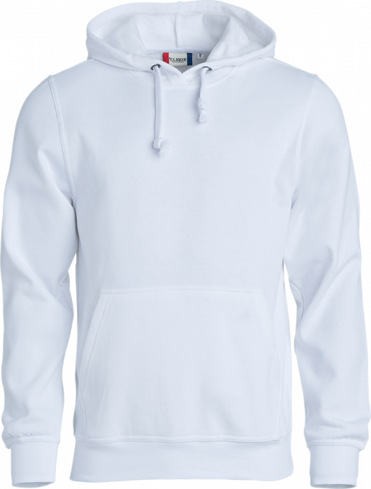 Clique - Basic Cotton Hoodie - Weiß