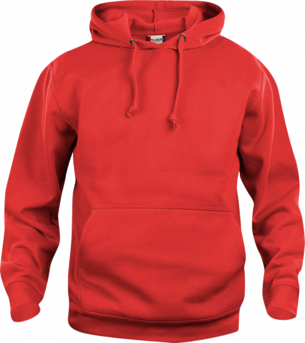 Clique - Basic Cotton Hoodie - Red