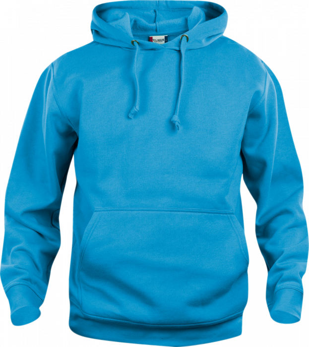 Clique - Basic Cotton Hoodie - Turquoise