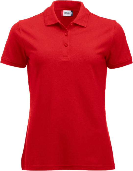 Clique - Manhatten Polo Tee Women - Red