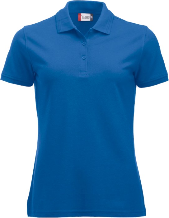 Clique - Manhatten Polo Tee Women - Azul real