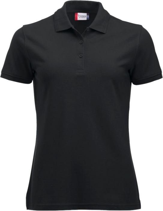 Clique - Manhatten Polo Tee Women - Black