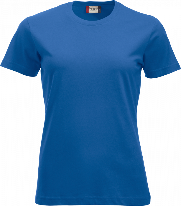 Clique - Classic Cotton Tee Women - Blu reale