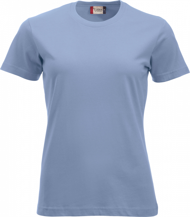 Clique - Classic Cotton Tee Women - Blu chiaro