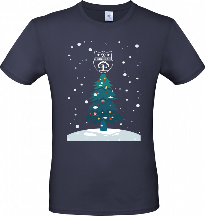 B&C - Ejby If Fodbold Christmas T-Shirt Adults - Navy