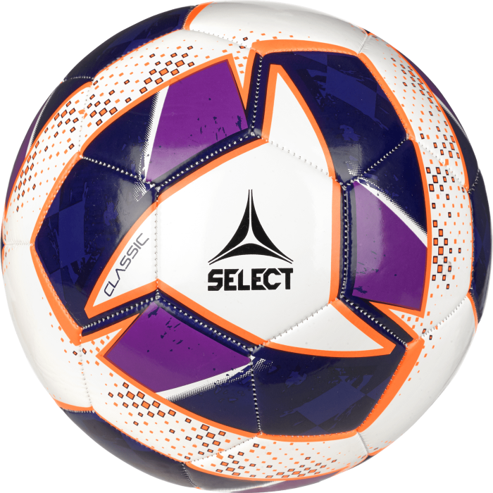 Select - Classic V24 Football White - Weiß & lila