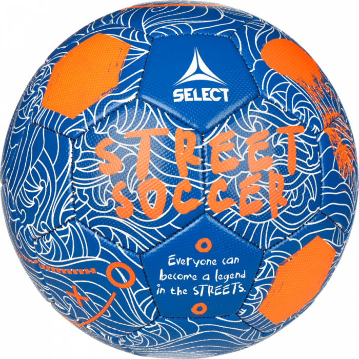 Select - Street Soccer V24 Football - Blau & orange