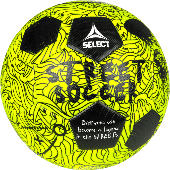 Select - Street Soccer V24 Football - Gelb & schwarz