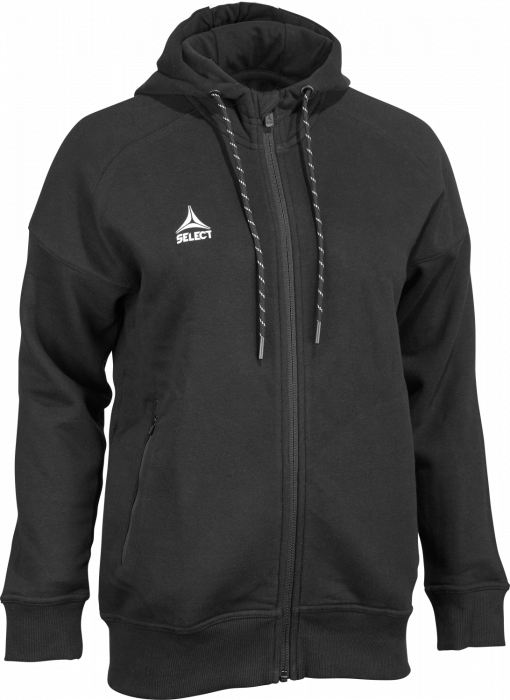 Select - Oxford V25 Hoodie W. Zip Women - Czarny
