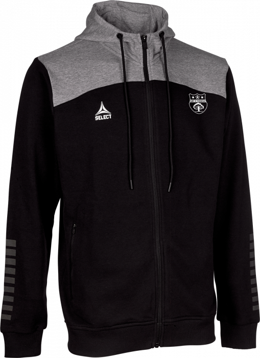 Select - Ejby If Fodbold Oxford Hoodie - Negro & melange grey
