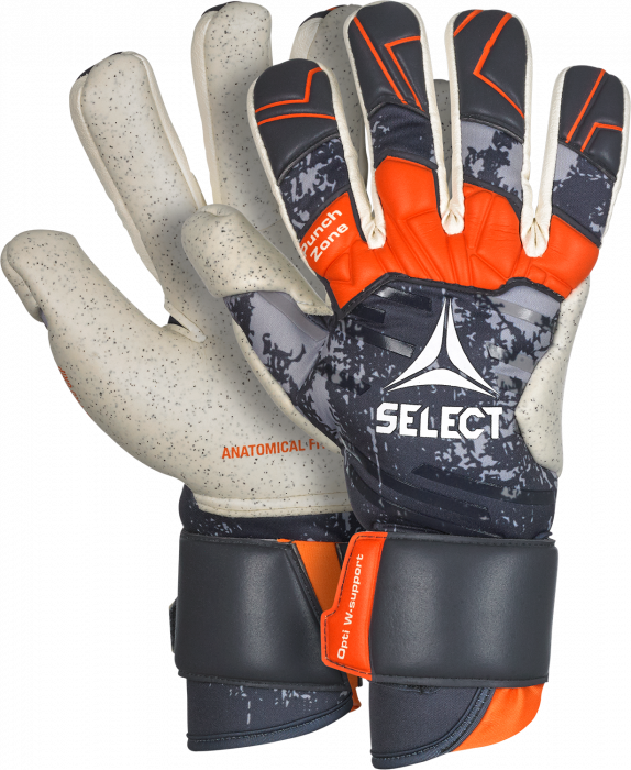 Select - 88 Pro Grip Goalkeeper Gloves - Grau & orange